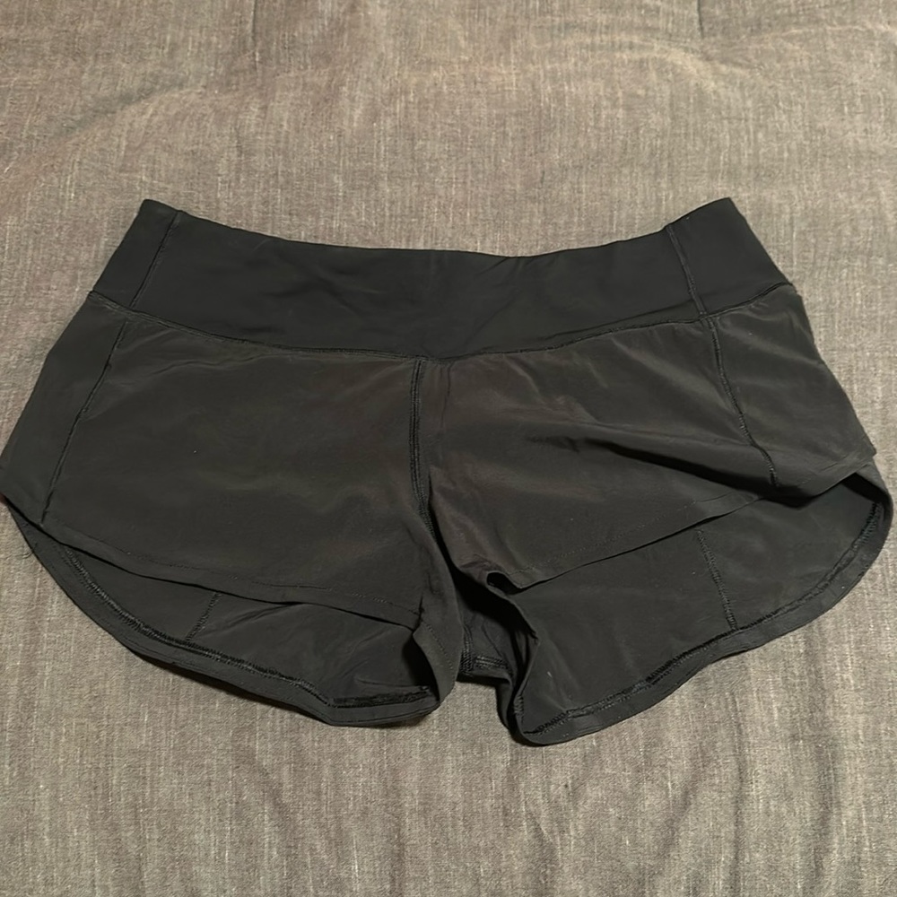 Lululemon, Speed Up Low Rise 2.5, Black, Size 2